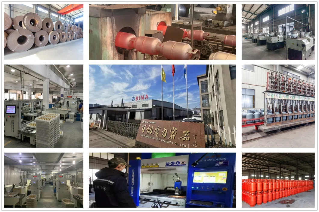 China Manufacturer 6kg Welding Steel LPG Gas Cylinders for Sale