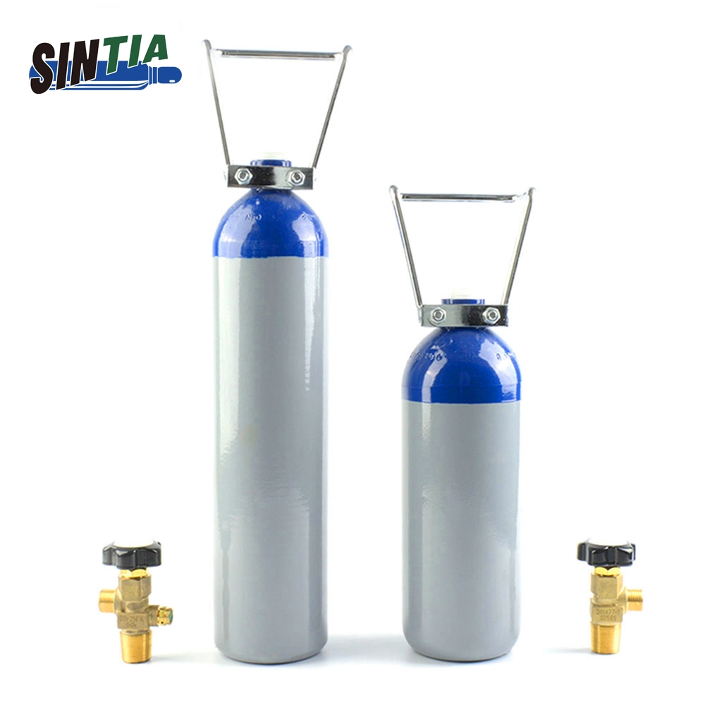 ISO/DOT Certified 2-40L Seamless Gas Cylinder/Oxygen Cylinder/Argon Cylinder