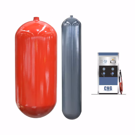 CNG Typ 1 406 mm 100 l nahtlose Stahlgasflasche mit Großhandelspreis und hoher Sicherheitsleistung