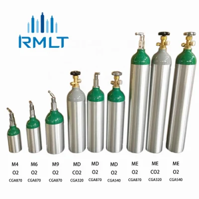 50L nahtlose Hochdruck-Helium-Wasserstoff-Gasflasche aus Stahl für Ballon-Industriegas