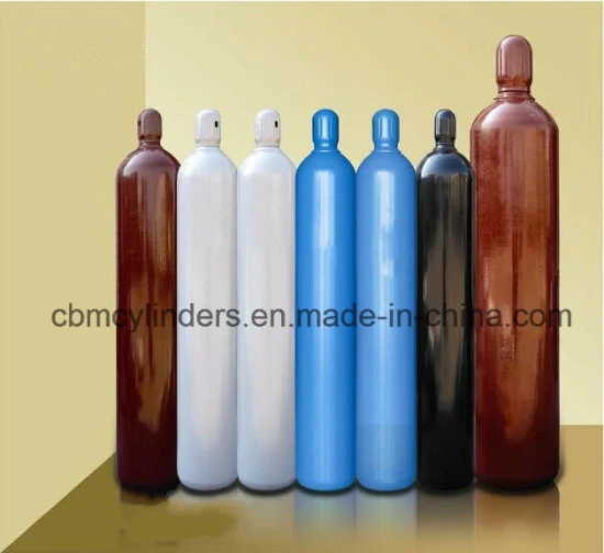 Heißer Verkauf 40L Stahl-Sauerstoffgasflaschen (WP = 15 MPa, 6 m3) aus China