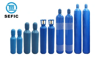 Sefic nahtlose Stahl-Sauerstoff-Wasserstoff-Argon-Helium-CO2-Stickstoff-Gasflasche